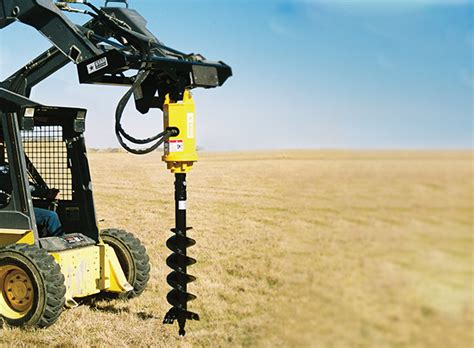 heavy duty skid steer auger|24 inch post hole auger.